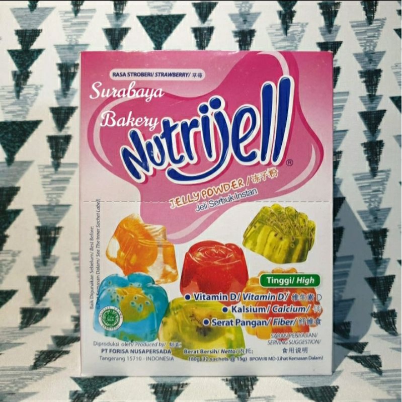 

Nutrijel Stroberi/Nutrijel Strawbery 15Gr- 12Pcs