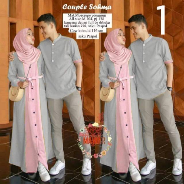  BAJU  GAMIS  COUPLE  Shopee  Indonesia