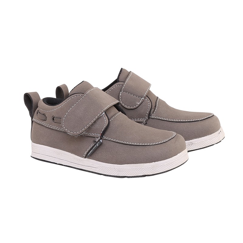 sepatu anak laki2 cowo grey shoes premium cj3 tpr abu 26-30 ORIGINAL