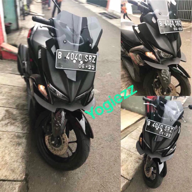 Cover frame yamaha aerox penutup tameng depan aerox frame windshield aerox model tmax visor tameng