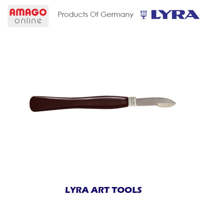 LYRA ART TOOLS - KNIFE W/ WOOD HANDLE (PISAU RAUTAN) - 2091505