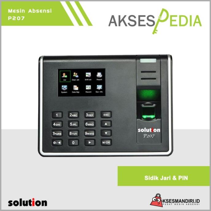 

Mesin Absensi Fingerprint Solution P207