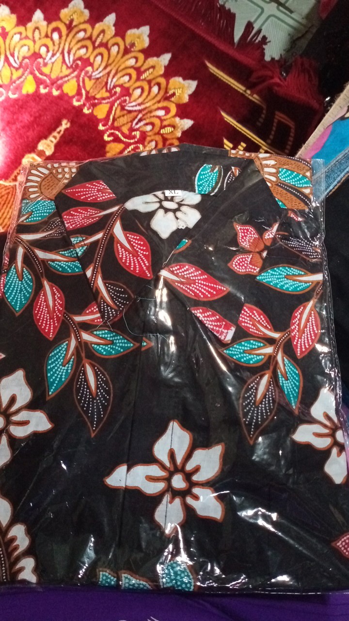 Coupel Ruffle Sarimbit Batik Kombinasi Terbaru Ready Sampai Jumbo Ld120 110 Gamis Modern