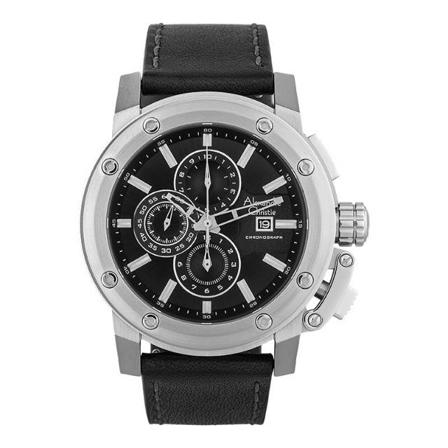 Alexandre Christie AC 6519 MC Chronograph Original Pria [Silver]