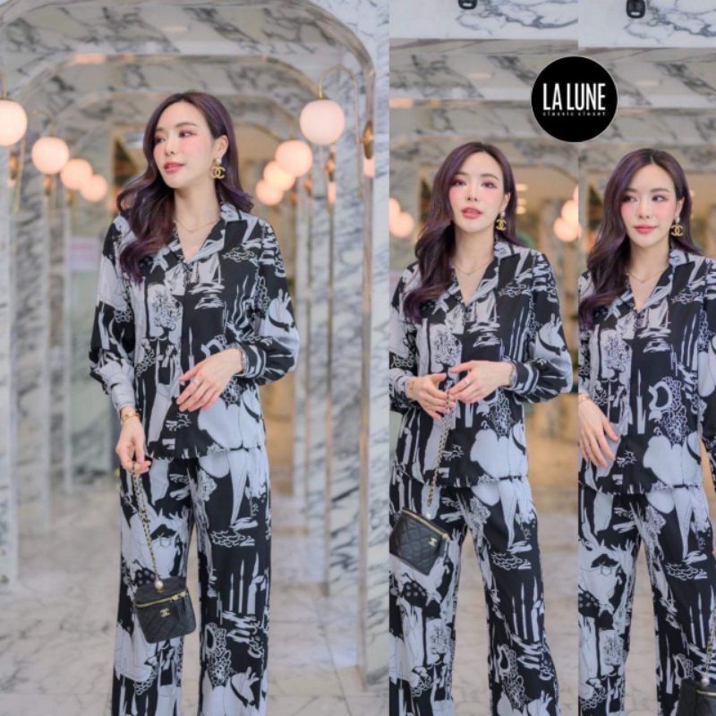 SETELAN LALUNE MOTIF 100% ORIGINAL IMPORT BANGKOK