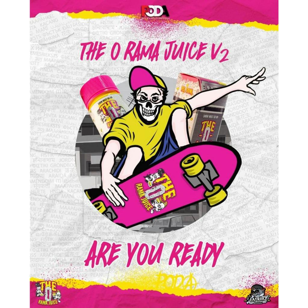 The O Rama Juice Toast Not Dead 60ML by Poda Liquid x Fatriio