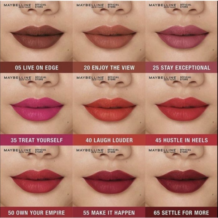 de144r Maybelline Super Stay Ink Crayon Lipstik - No 25 Sf20Ds