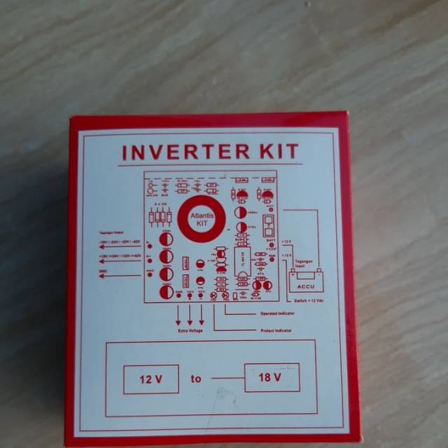 KIT INVERTER DC12V TO 18V 24V 32V MOBIL 12V