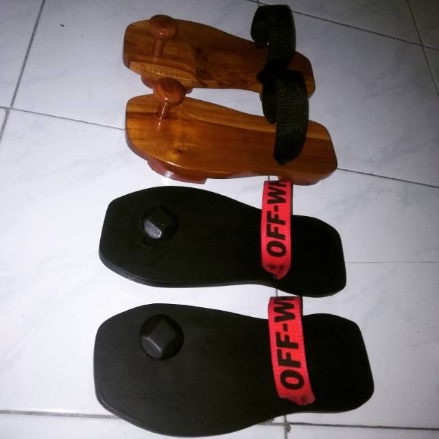 Sandal kayu/geta jepang/bakiak Jepang/kelompen