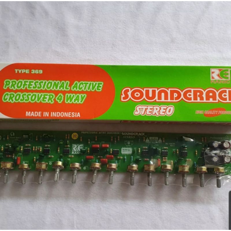 Kit Stereo Professional Acitve Crossover 4 Way SOUNDCRACK