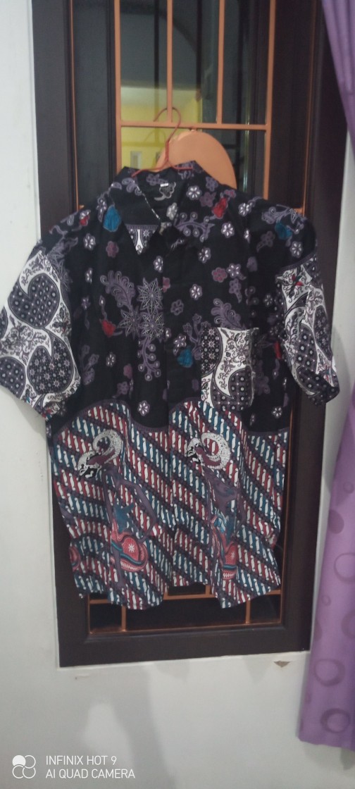 Maura Couple - Sania Ruffle Batik Couple Ori Ndoro Jowi Garansi Termurah Shopee - Batik Modern Solo