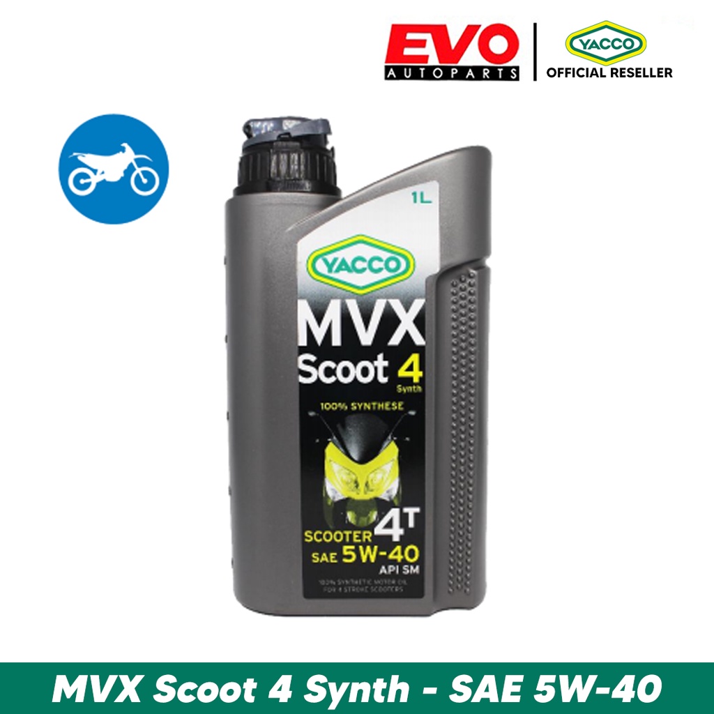 Oli Motor Matic Yacco MVX Scoot 4 Synth - SAE 5W-40