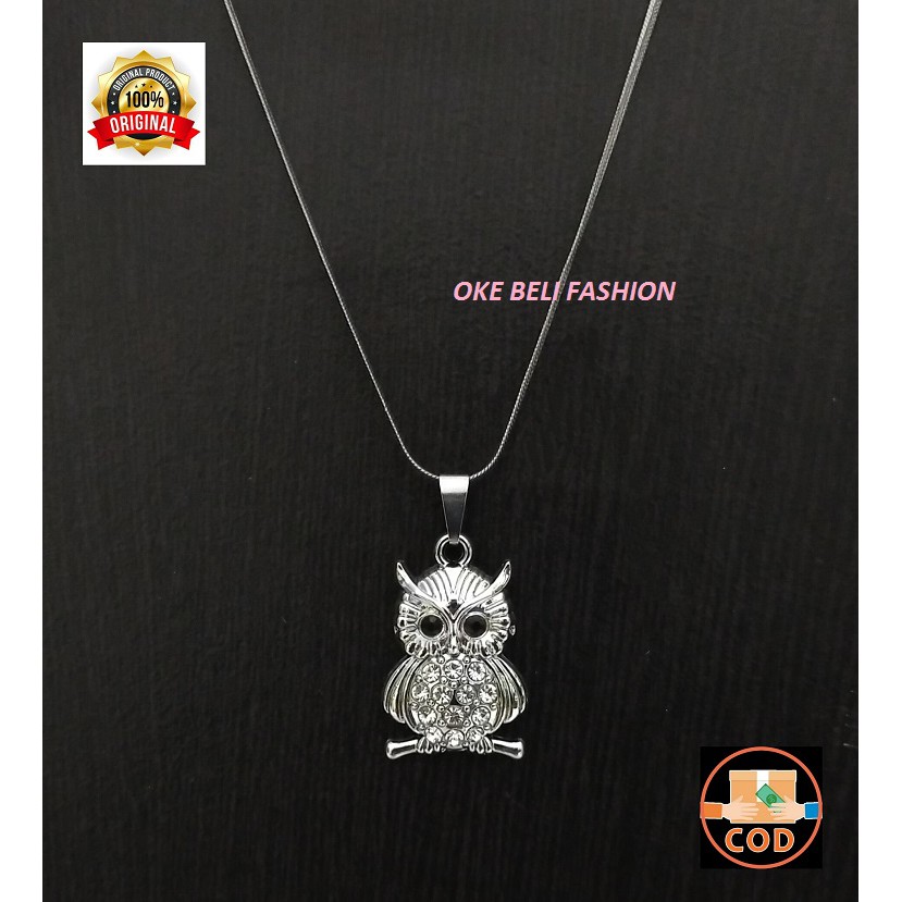 SpringS Accesories kalung liontin fashion wanita 100% real pick anti karat awet dan tahan lama