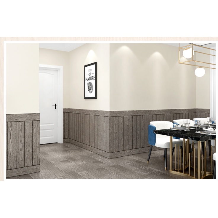 FYGALERYJAKARTA  HL0200 Wallpaper Dinding Foam 3D WOOD Foam Kayu Murah terbaru-6