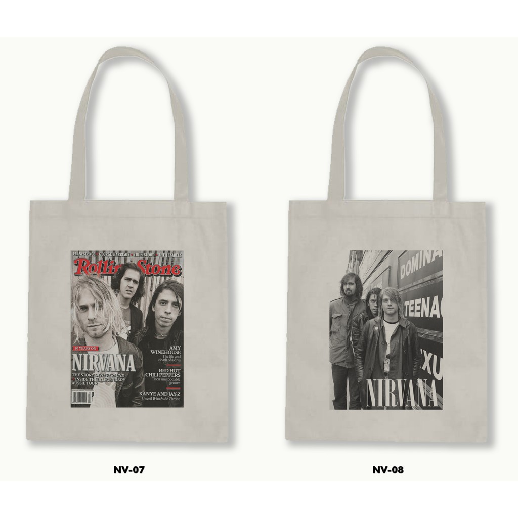 TOTE BAG BLACU - NIRVANA