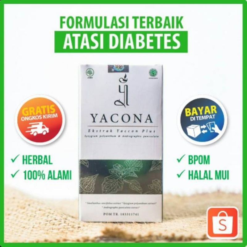 YACONA EKSTRAK YAKON PLUS YACONA Obat Herbal Diabetes Gula Darah Kencing Manis