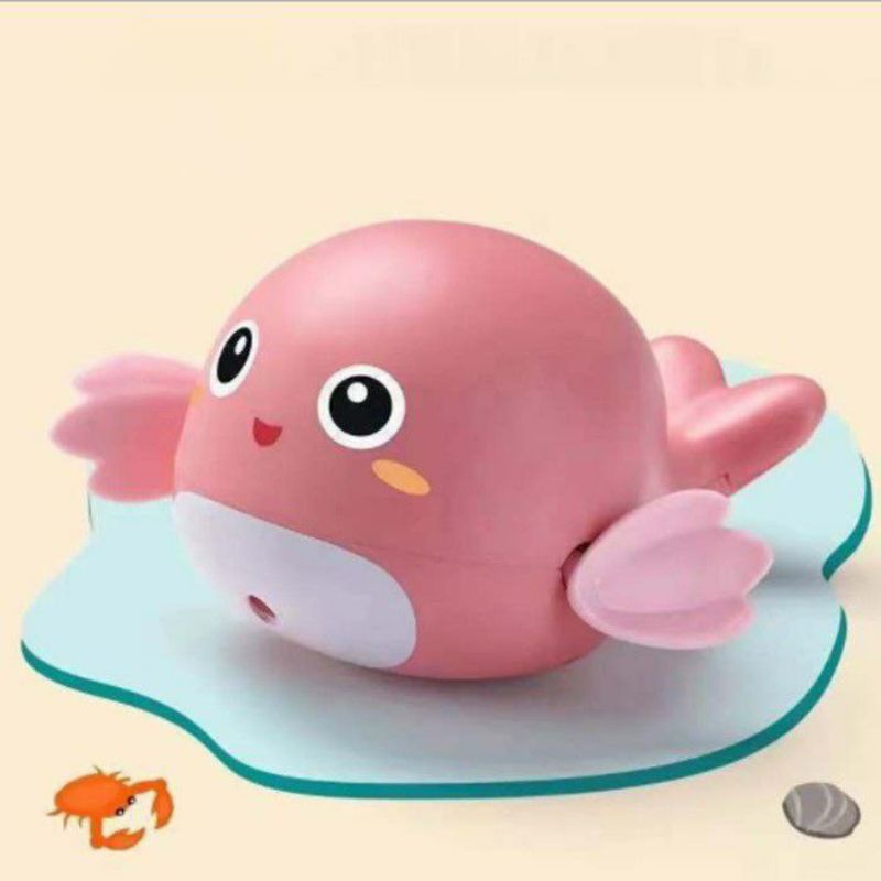 Mainan Mandi Anak Bayi-Lumba-lumba Pink