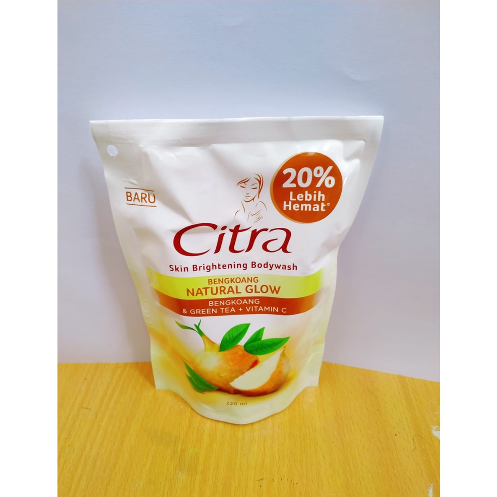 400ml Refil sabun cair Citra Skin Brightening Bodywash Bengkoang 400ml