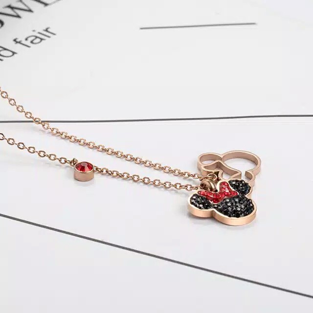 GG Kalung Mickey Mouse Titanium #KK-01