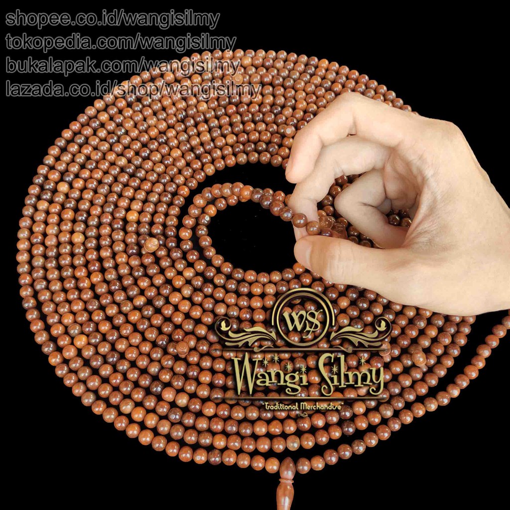 Tasbih Kayu Kaokah kaukah kokka kokkah 1000 seribu butir 8 mm Original Turki - Tasbih 1000 Butir
