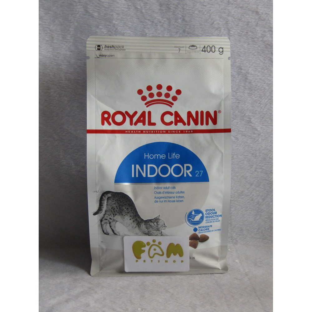 Royal Canin Indoor 27 400gr FRESH PACK - Makanan Kucing