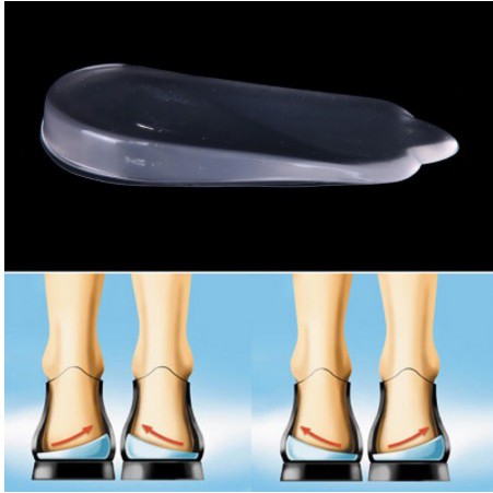 insoles kaki X O Soft Gel Heel Alas Tumit utk Pria Wanita