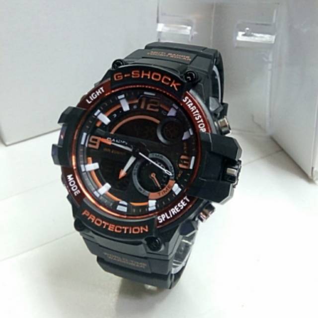 New Jam Tangan Pria / Cowok G-SHock Casio Design Terbaru Dual Time Rubber Keren Kw Super Premium