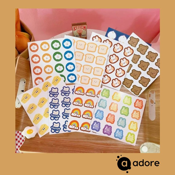 

Decorative DIY/ Stickers DIY/ diary sticker set