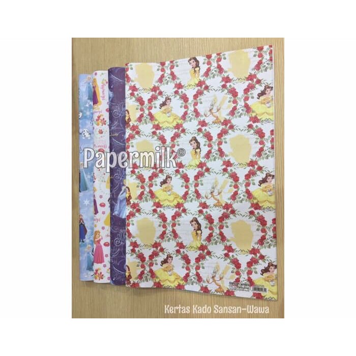 

KADO PERNIKAHAN GROSIR Kertas Kado Sansan Wawa, TIDAK BISA Pilih Motif ADWA WAW