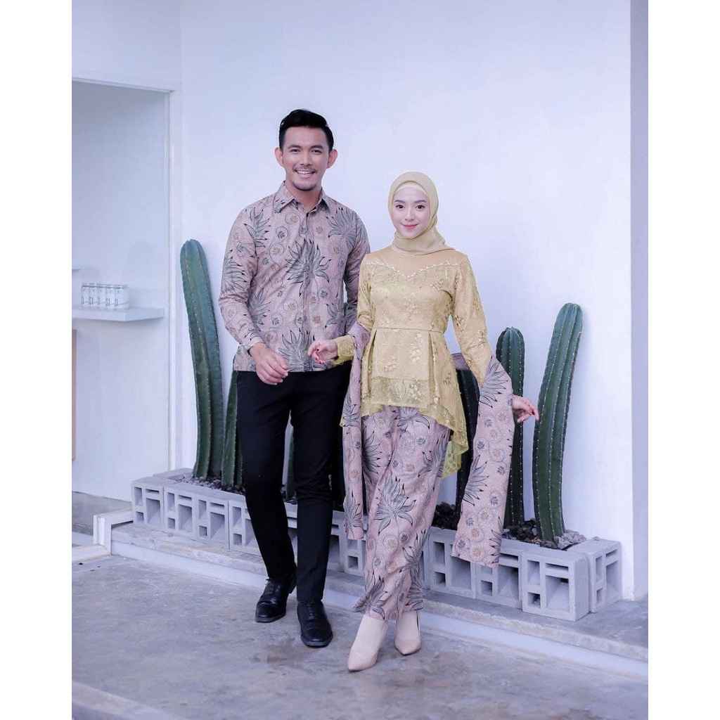 Maura Couple - Sania Ruffle Batik Couple ALISA DNT Garansi Termurah Shopee - WIDBATIK