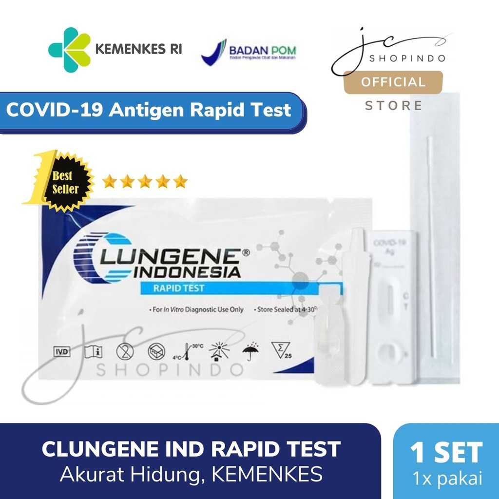 Lungene Rapid Test | Antigen | Swab Test | Covid | Satuan