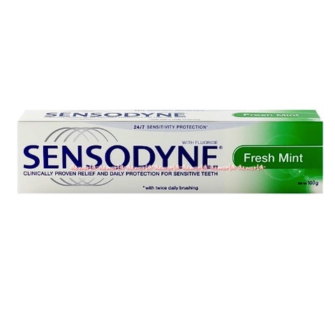 Sensodyne Fresh Mint 100gr Clinically Preven Relef Sensitive Teeth Odol Memperbaiki Gigi Sensitif Untuk Gigi Pasta Gigi Sensitive Sensodain Hijau Frehmint Toothpaste Tooth Paste Mentol