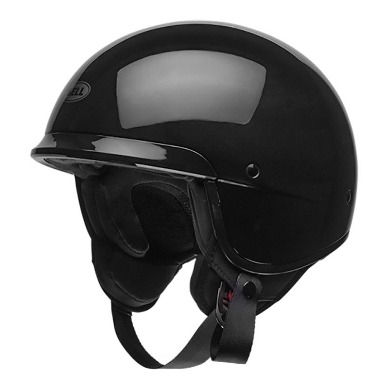 BELL SCOUT AIR BLACK GLOSSY | HELM RETRO | HELM CLASSIC | BELL ORIGINAL | HELM MOTOR HALF FACE