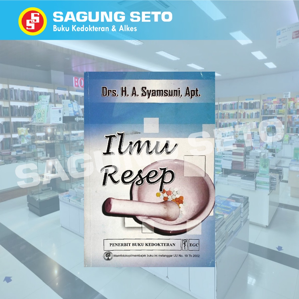 ILMU RESEP / BUKU FARMASI ( EGC ) - SYAMSUNI