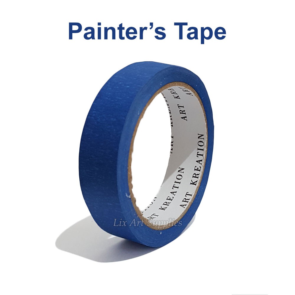 

Blue Painter's Masking Tape 24 mm x 20 yard / Lakban Kertas / Art Masking Tape