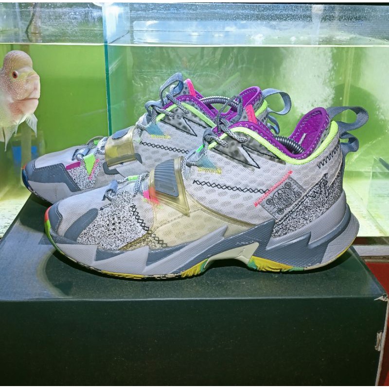 NIKE AIR JORDAN WHY NOT? ZERO 0.3 COOL GREY SECOND ORIGINAL