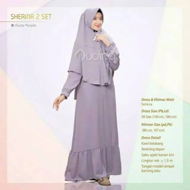Sherina set/gamis Audina