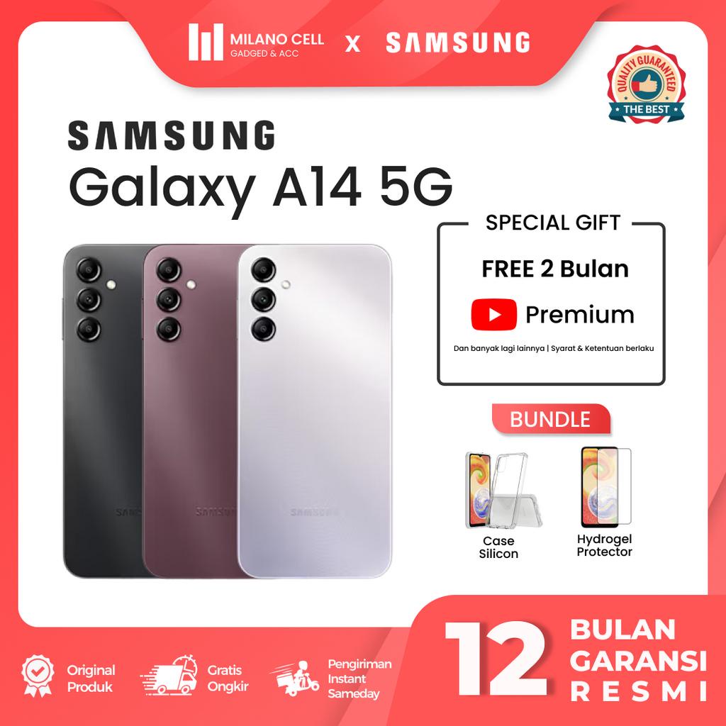 Samsung Galaxy A14 5G 4/128GB &amp; 6/128GB | Android 13 | Exynos 1330 (5nm) | 5000mAh | Garansi Resmi Indonesia