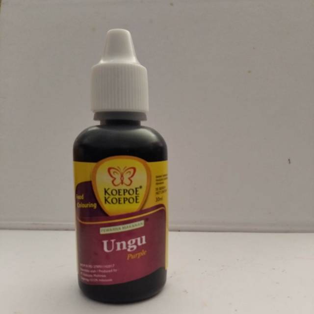 

Pewarna makanan ungu cap koepoe koepoe