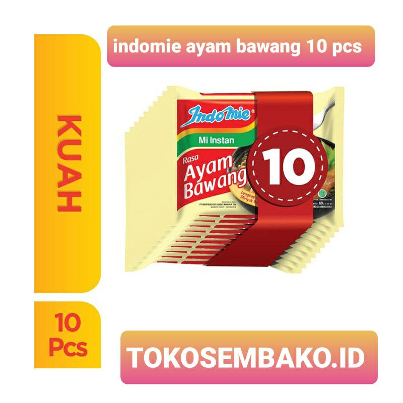 

Mie Indomie Ayam Bawang 10 Pcs