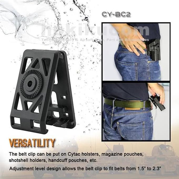 BARANG BARU Tactical Belt Clip Holster Platform CYTAC