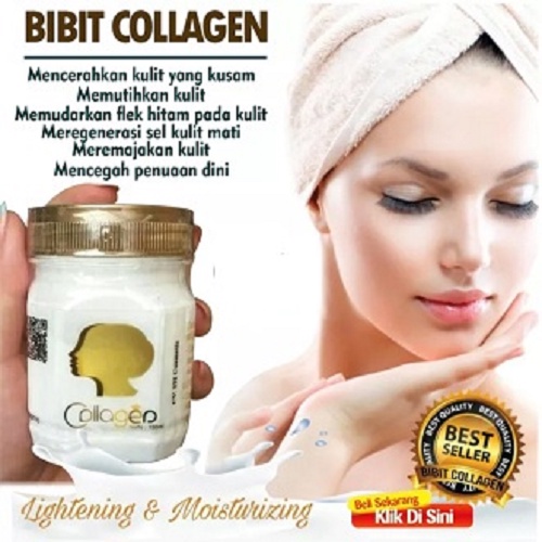 BIBIT COLLAGEN Pemutih Badan Body Whitening Collagen / Handbody Pemutih Kulit / ORIGINAL 100% - Menc