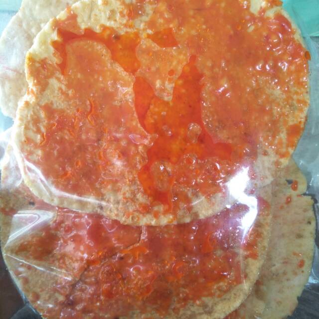 

Kerupuk opak pedas