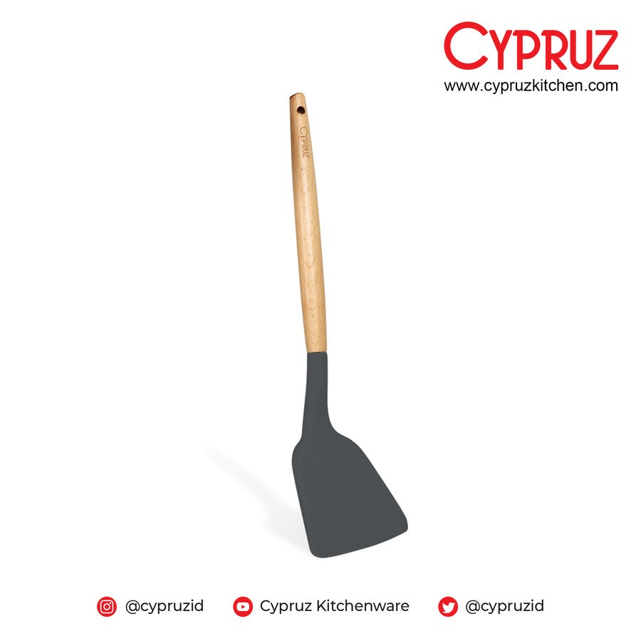 Cypruz Sutil Silicone / Spatula Silicone Solid Turner Food Grade