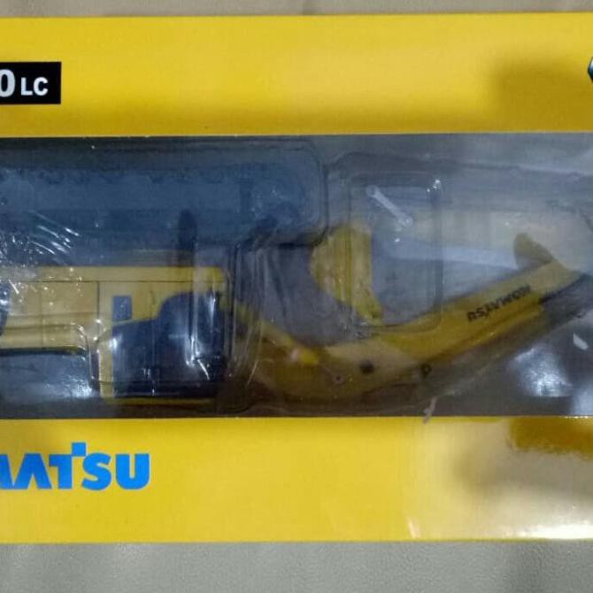 Miniatur Diecast Alat Berat Excavator Komatsu PC 200