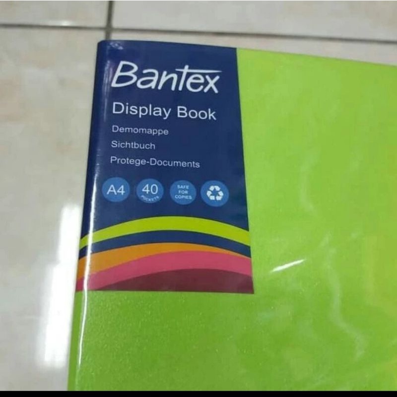 

Display box.bantex.3145.size.A4.40lbr.pocket