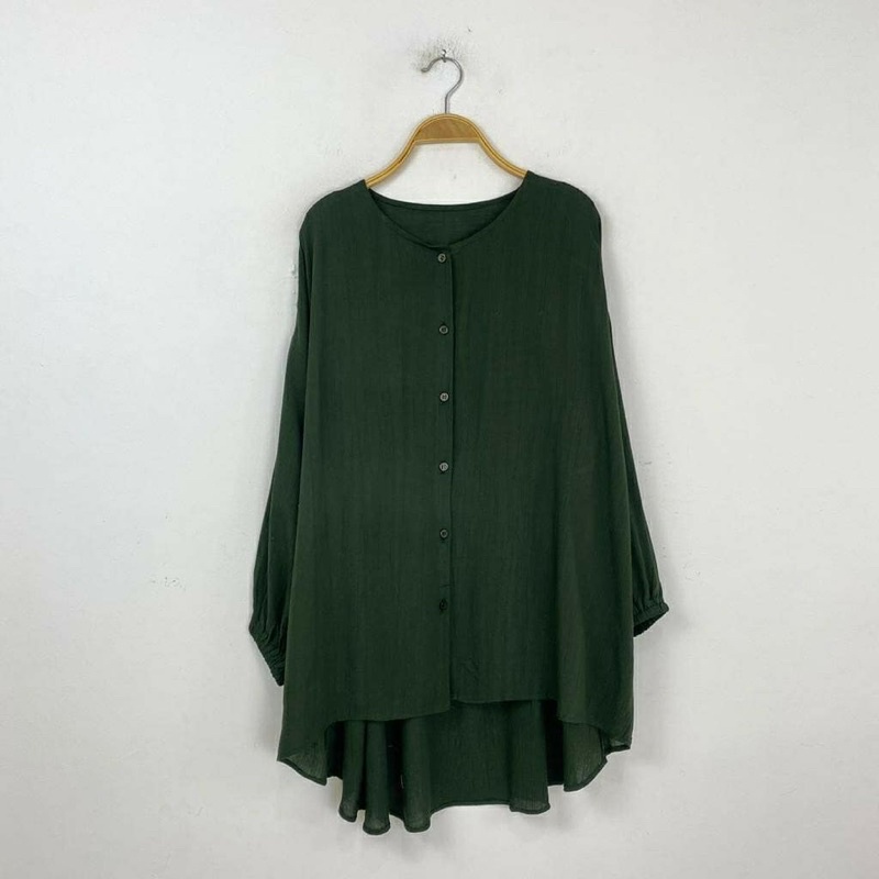 TUNIK BLOUSE OVERSIZE / TUNIK WANITA OVERSIZE / ATASAN TUNIK RAYON