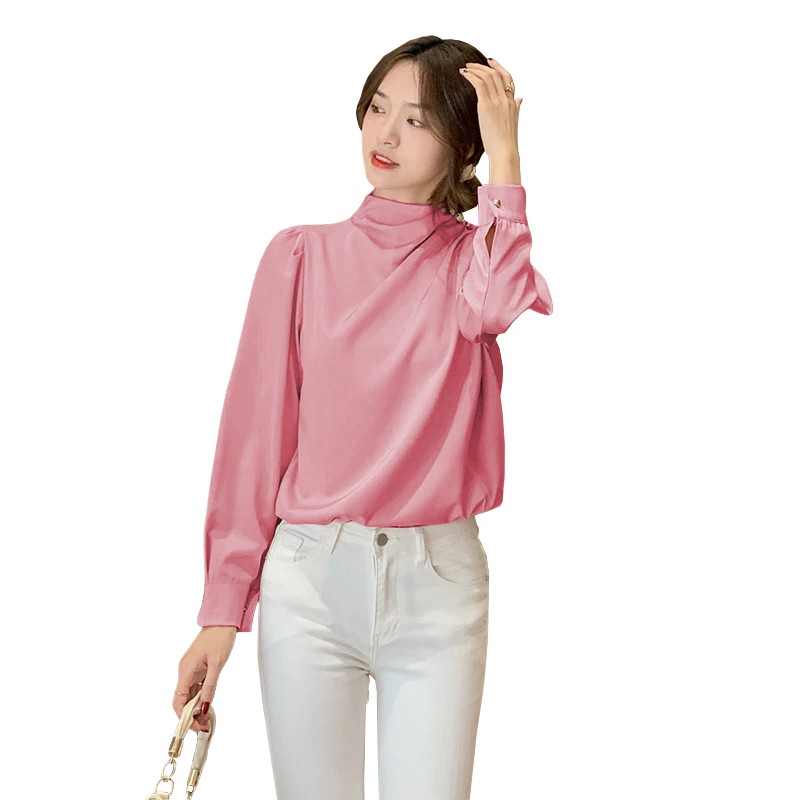 Blus Wanita Gaya Korea Lengan Panjang Murah Terbaru - XSHOP Trisha