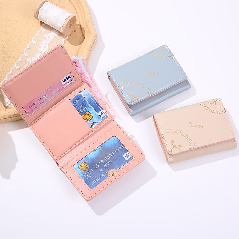 TASBLUE COD Dompet wanita Ladies Mini Folding Wallet D238 Dompet Wanita Fashion Dompet Wanita Impor / Dompet Koin Mini