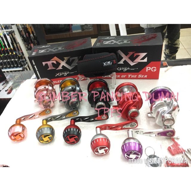 XZOGA PG TXZ-30 Handle Kanan/Reel Overhead Jigging